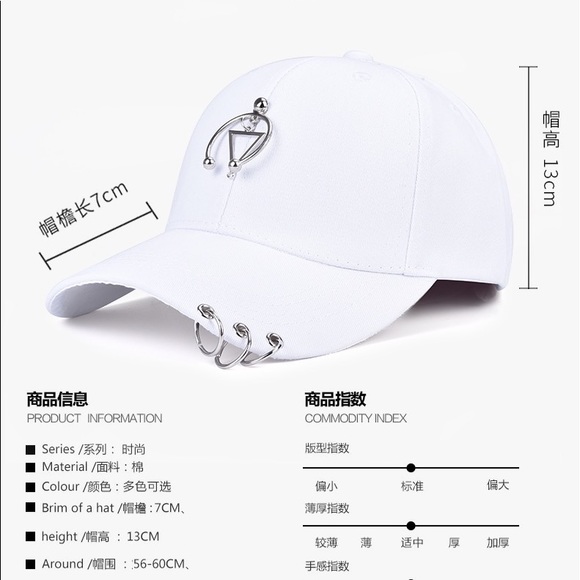 Ins Style baseball cap sport cap (Black) - Picture 2 of 2